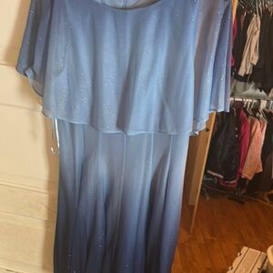 Elegant Blue Evening Gown